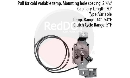 Red Dot Adjustable Thermostat 71R2250 – HVAC Replacement