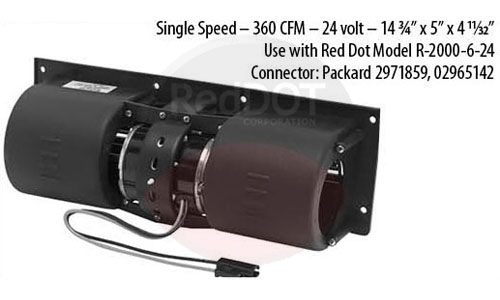 Motore Ventola 12V Red Dot Corp. 2809-540-084 / RD-5-10477-0 NOS Nuovo Vecchio Stock